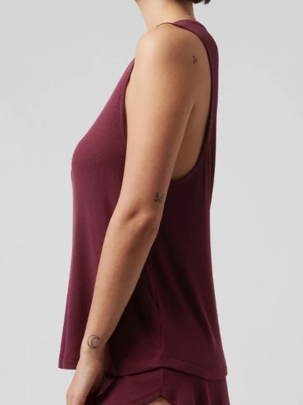 NWT Athleta Well Rested Rib Sleep Tank - Picture 2 of 5